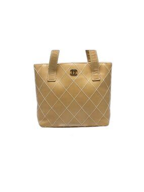 Chanel Wild Stitch Leather Tote